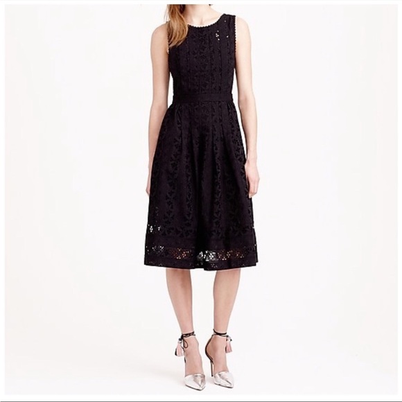 J. Crew Dresses & Skirts - 🥂 J crew collection pleated eyelet dress size 2
